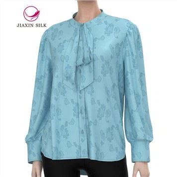 Mulberry Silk Blouse With Nice Flower Printing