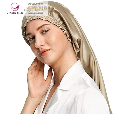 100% Mulberry Silk Bonnet For Long Hair
