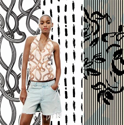 Women's Clothing Pringting Trends Autumn Winter Original Print Design